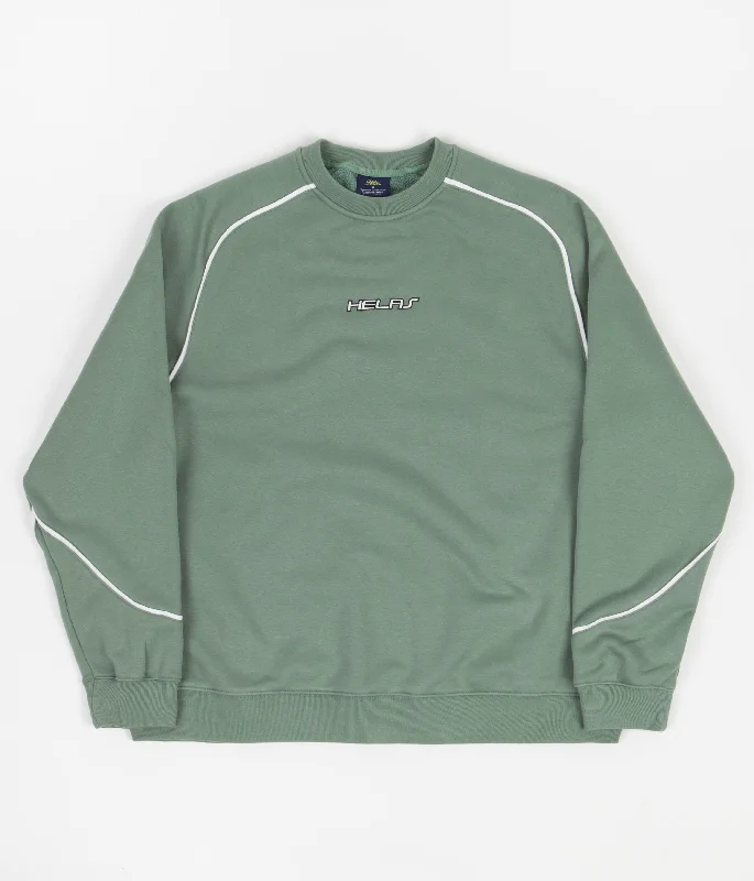 Hoodies & sweatshirts with wool plush lining-Helas Fast Crewneck Sweatshirt - Pale Green