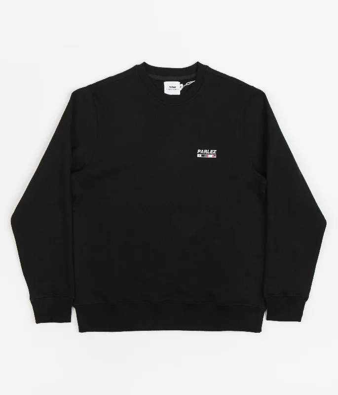 Hoodies & sweatshirts with jersey durable elegance-Parlez Cartwright Crewneck Sweatshirt - Black