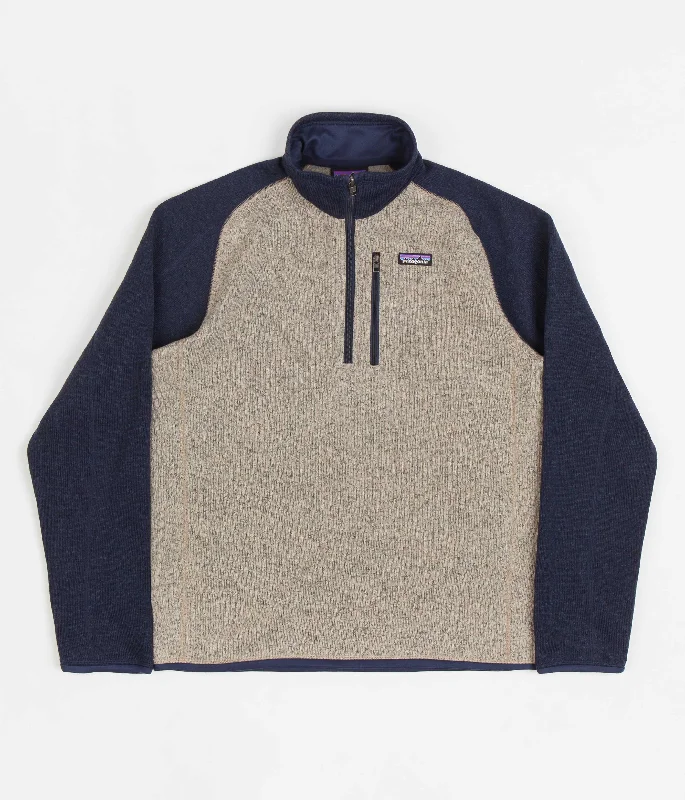 Hoodies & sweatshirts with cozy wool lining-Patagonia Better Sweater 1/4 Zip Sweatshirt - Oar Tan