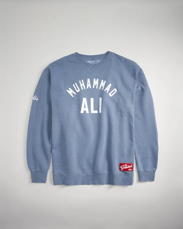 light cotton tops for summer fashion-Muhammad Ali Heritage Crewneck